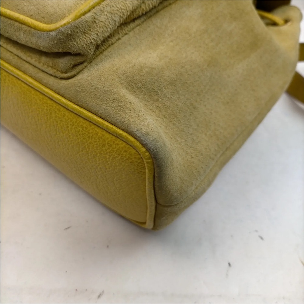 Gucci Vintage Bamboo Suede & Leather Backpack - Picture 8 of 17